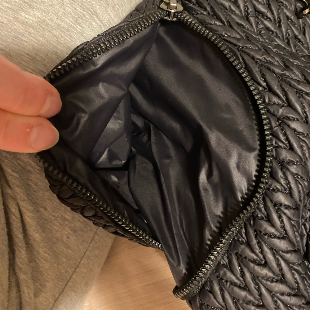 Dkny Full-Size Backpack Black Adjustable Straps - image 6